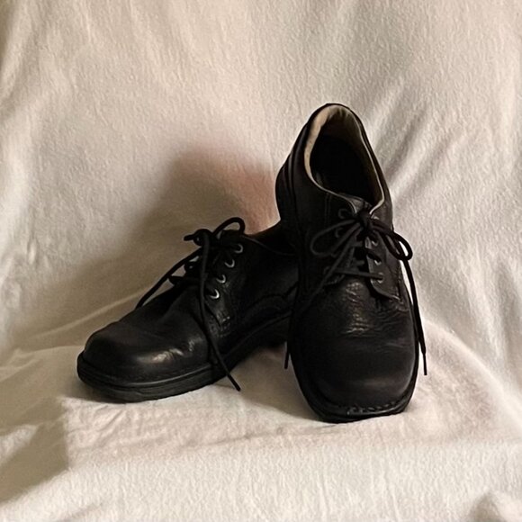 Men’s Black Leather Merrell Lace Up Shoes Size 11 - Picture 10 of 10